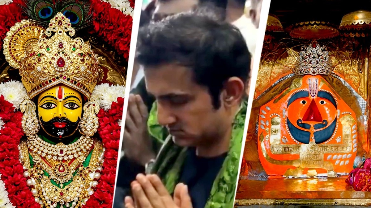 Gautam Gambhir at Khatu Shyam