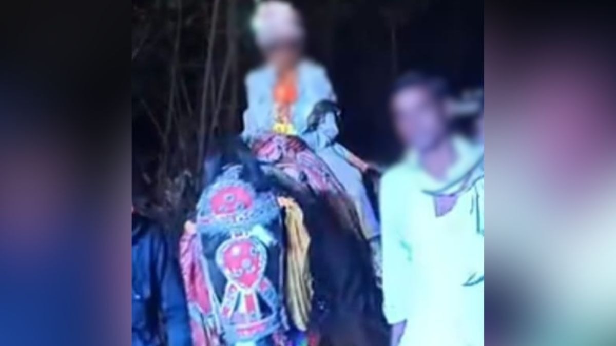 एक दिन पहले प्रशासन की टीम ने लिया था जायजा. (Photo: Screengrab)