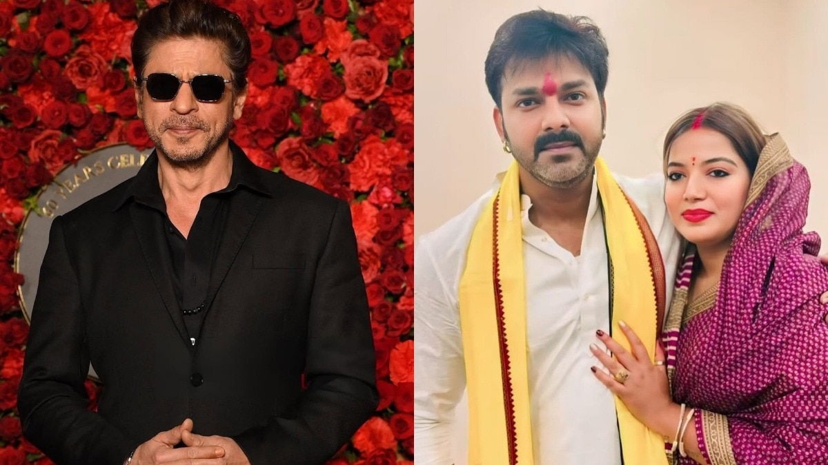 शाहरुख खान, पत्नी ज्योति के साथ पवन सिंह (Photo Social Media)