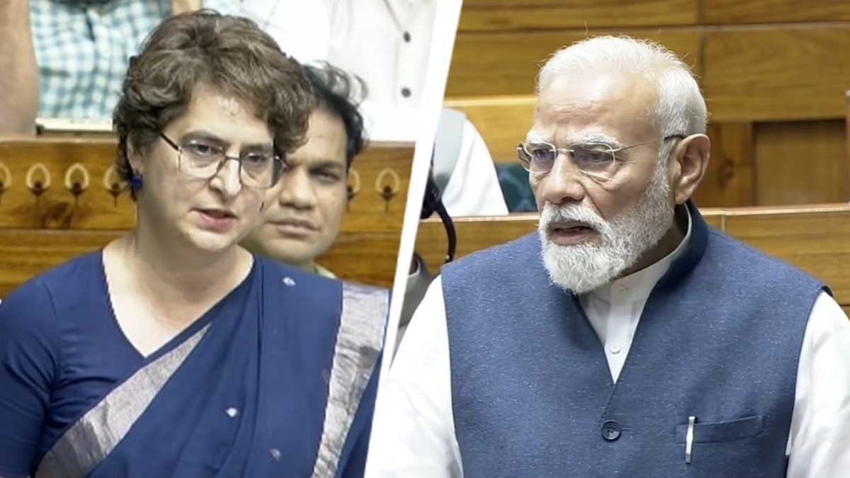 Priyanka Gandhi PM Modi