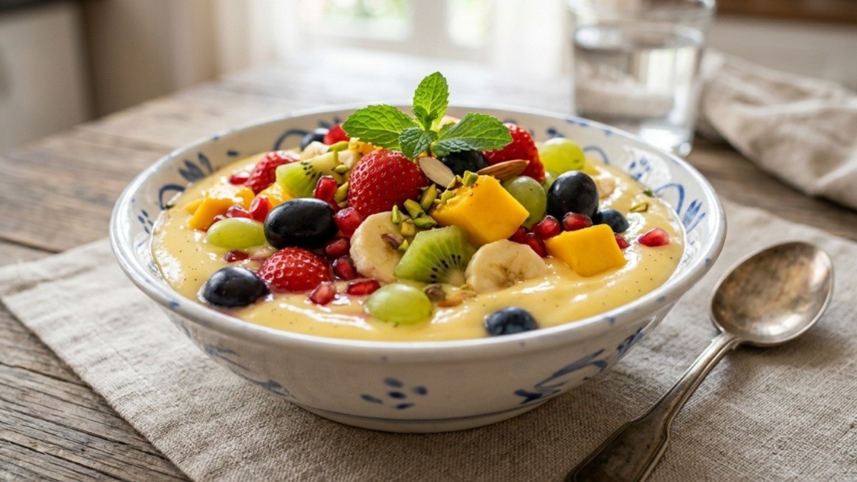 fruit raita in summer 