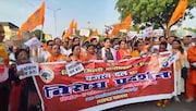 Bajrang Dal Protest in Lucknow Over Conversion and .Love Jihad Bajrang Dal Protest in Lucknow Over Conversion and .Love Jihad
