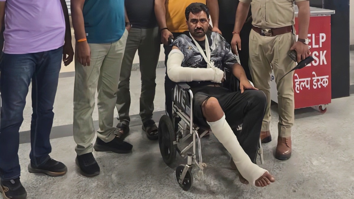 प्रेग्नेंट महिला से छेड़छाड़, भागने की कोशिश में आरोपी के हाथ-पैर टूटे