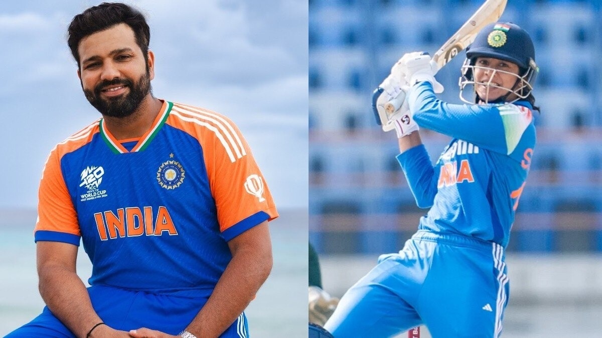 Rohit Sharma and Smriti Mandhana 