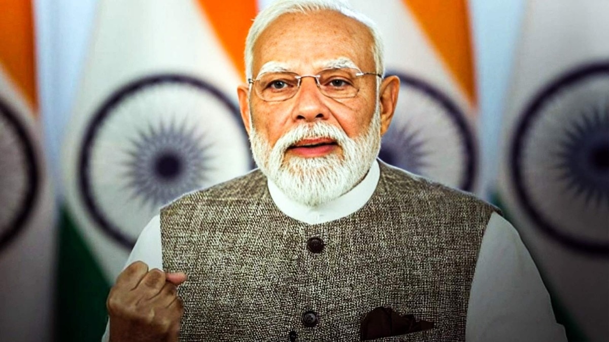 पीएम मोदी ने संबोधन में विपक्ष पर निशाना साधा. (Photo: Screengrab)