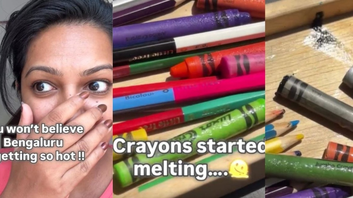  इस वीडियो ने शहर में बढ़ती गर्मी और बदलते मौसम पर चर्चा छेड़ दी है. ( Photo: Insta/geetha_shree_nagaraaj)
