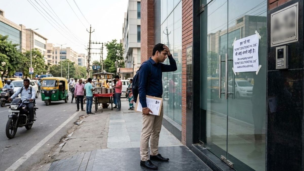 इंटरव्यू देने पहुंचे तो कंपनी गायब! लोग बोले- लगता है, किस्मत ही खराब है