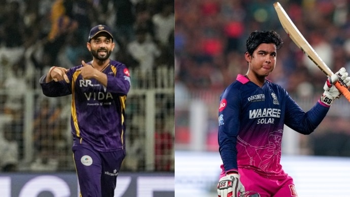 Ajinkya Rahane and Vaibhav Sooryavanshi