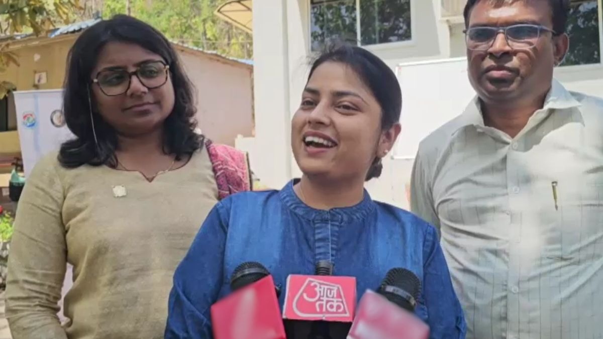 पंचमहल जिले में इको-टूरिज्म सेंटर में चल रही है वर्कशॉप. (Photo: Screengrab)