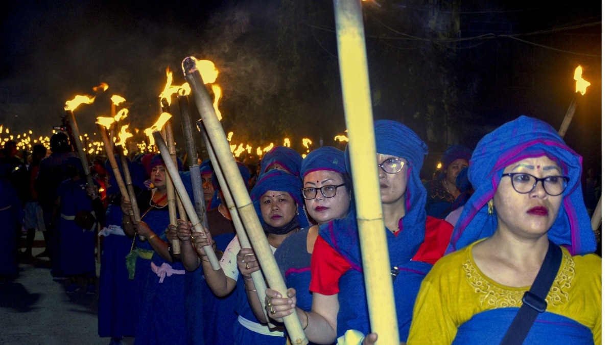 दो बच्चों की मौत के बाद मणिपुर में तनाव (Photo: PTI)