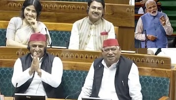 Akhilesh Yadav reacted to PM Modi's statement. (Photo: Screengrab) Akhilesh Yadav reacted to PM Modi's statement. (Photo: Screengrab)