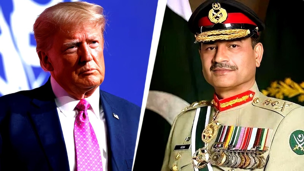 Donald Trump and Asim Munir