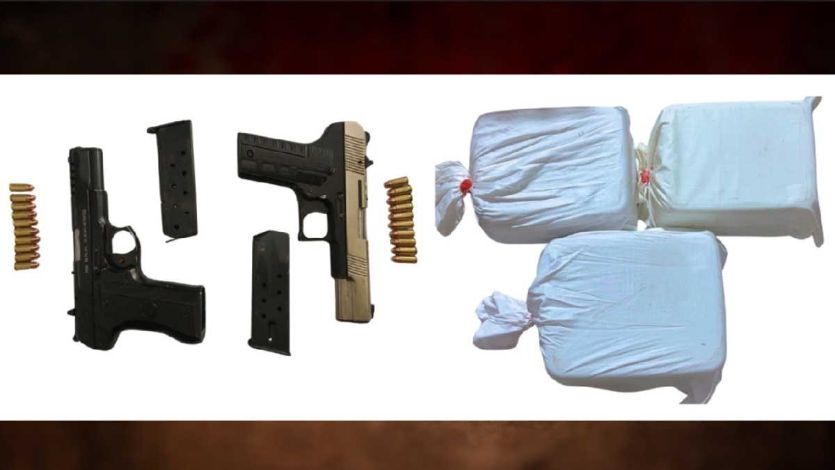 heroin and illegal arms seizure in Punjab