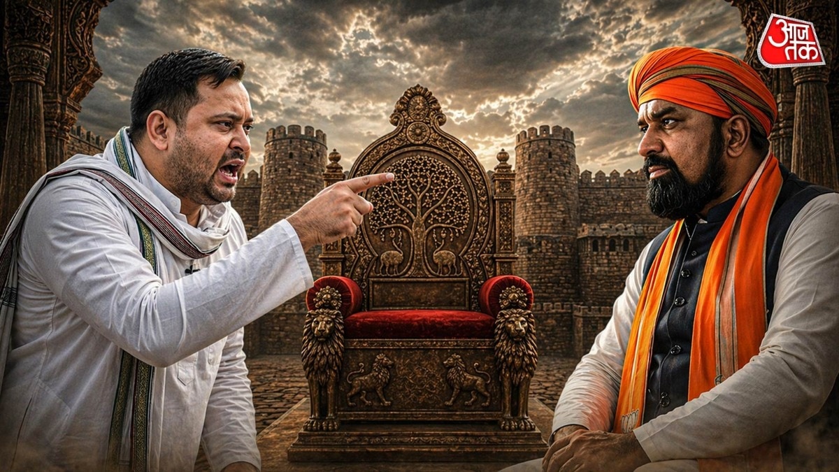 बिहार की सियासत में सम्राट चौधरी के सीएम बनते ही तेजस्वी यादव आक्रामक (Photo-ITG AI)