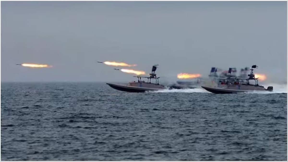 iran drone attack in us ships, gulf of oman