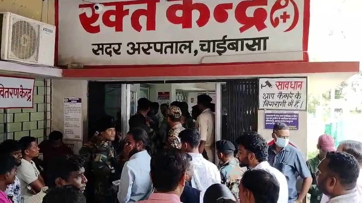 चाईबासा सदर अस्पताल में थैलेसीमिया पीड़ित बच्चों को एचआईवी संक्रमित खून चढ़ाने के मामले में आरोपी गिरफ्तार. (Photo: ITG)