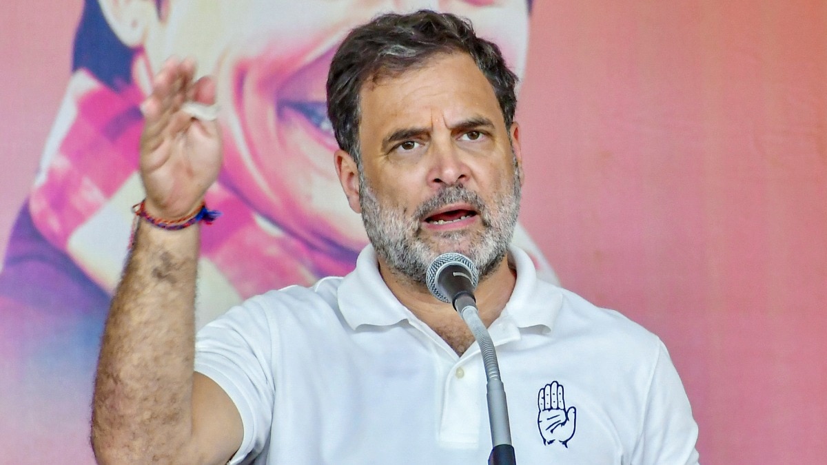 राहुल गांधी ने कहा कि पीएम मोदी के इजरायल दौरे के पीछे डोनाल्ड ट्रंप का इशारा था (Photo: PTI)