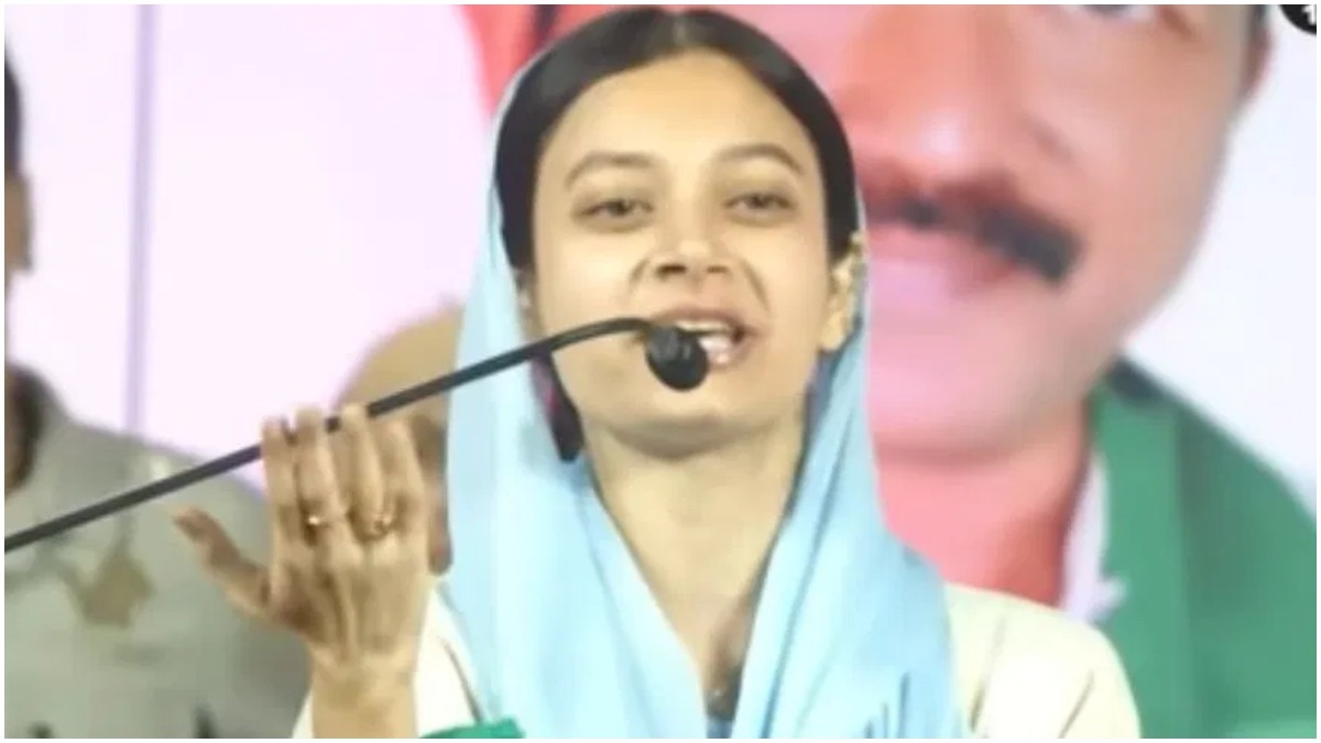 BJP files police complaint against AIMIM Corporator Sahar Shaikh.