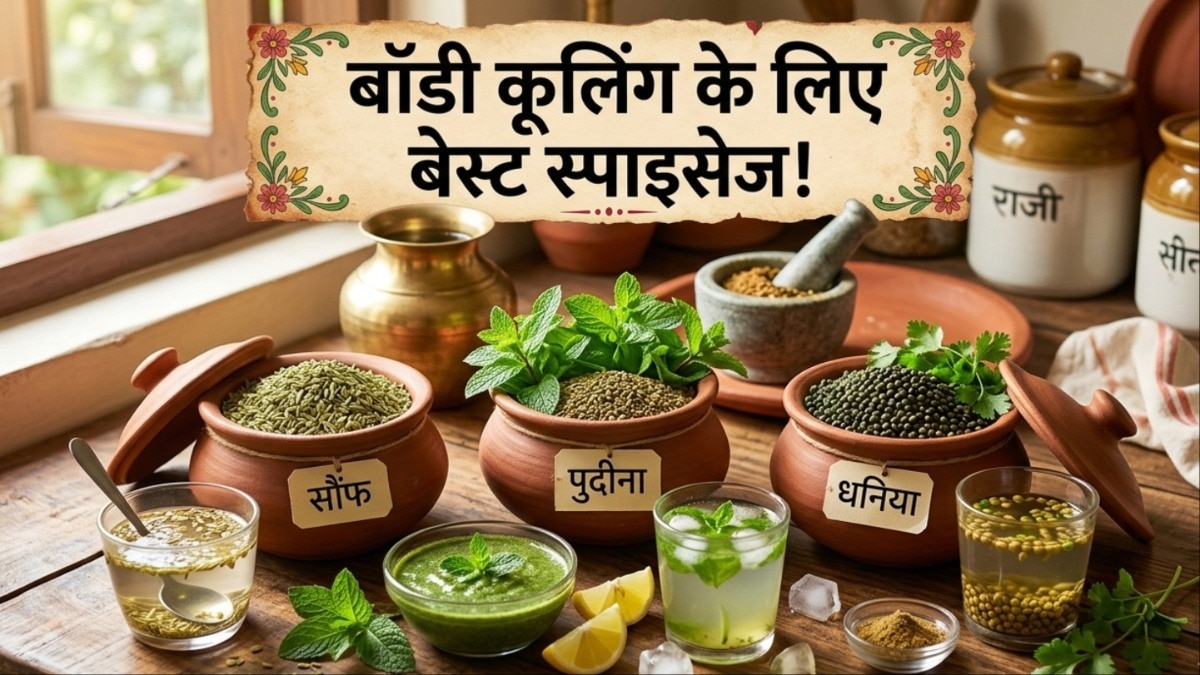 ठंडे मसाले शरीर को ठंडक देते हैं. (PHOTO:AI)