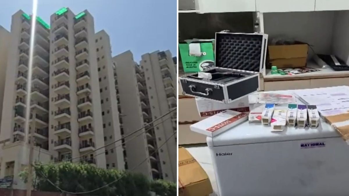 मर्सिडीज से चलता था नकली इंजेक्शन का आरोपी अवि शर्मा. (Photo: Screengrab)