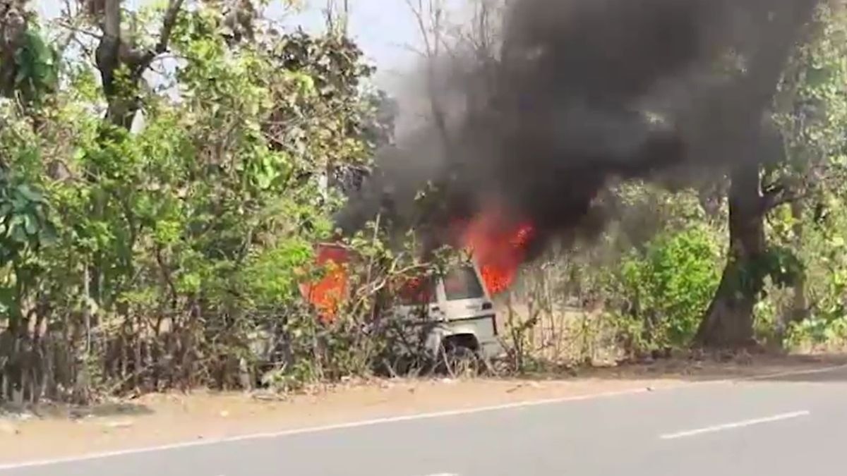 गौरेला-पेंड्रा-मरवाही जिले के कोटमी चौकी इलाके में हुआ हादसा. (Photo: Screengrab)