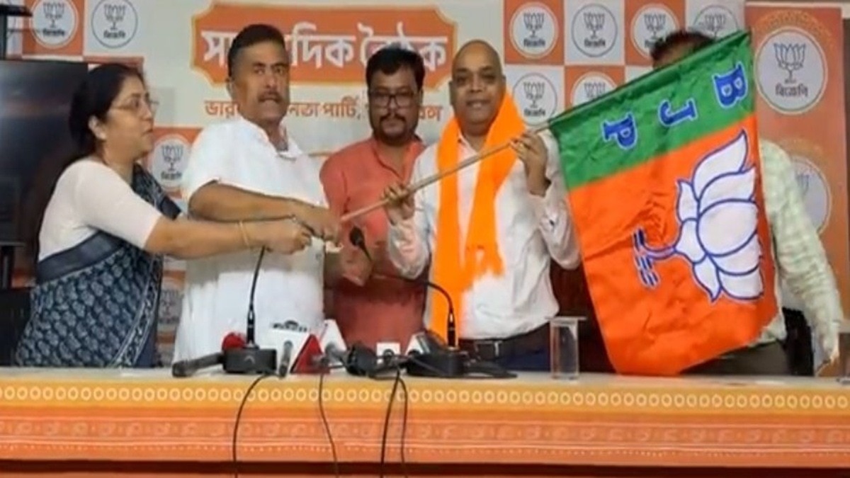 TMC MLA Khagendranath Mahato switches to BJP after being denied ticket in Gopiballavpur 