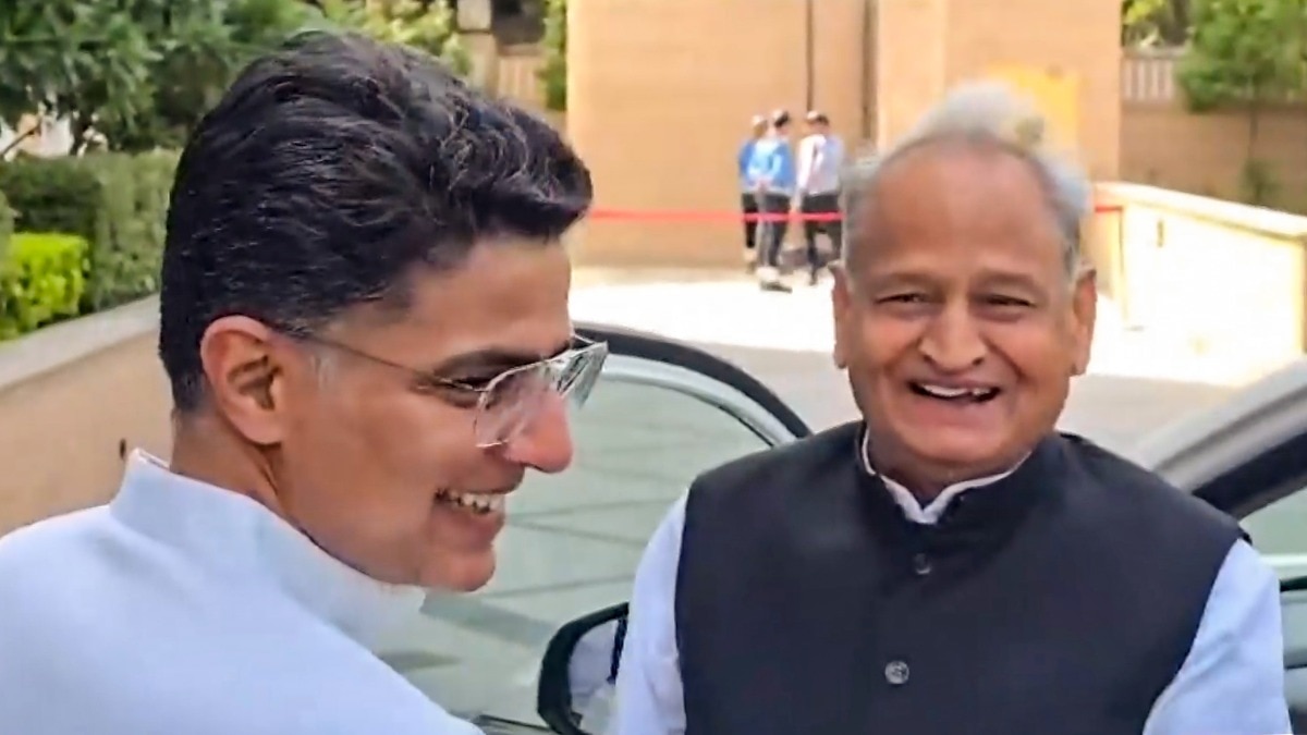 दिल्ली में अशोक गहलोत और सचिन पायलट की केमिस्ट्री (Photo-PTI)