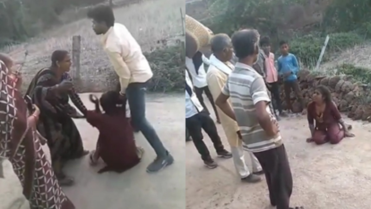 युवती को अस्पताल में भर्ती कराया गया.(Photo: Screengrab)