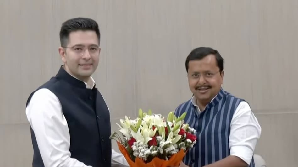 राघव चड्ढा बीजेपी में शामिल हो गए हैं. (Photo: Screengrab)