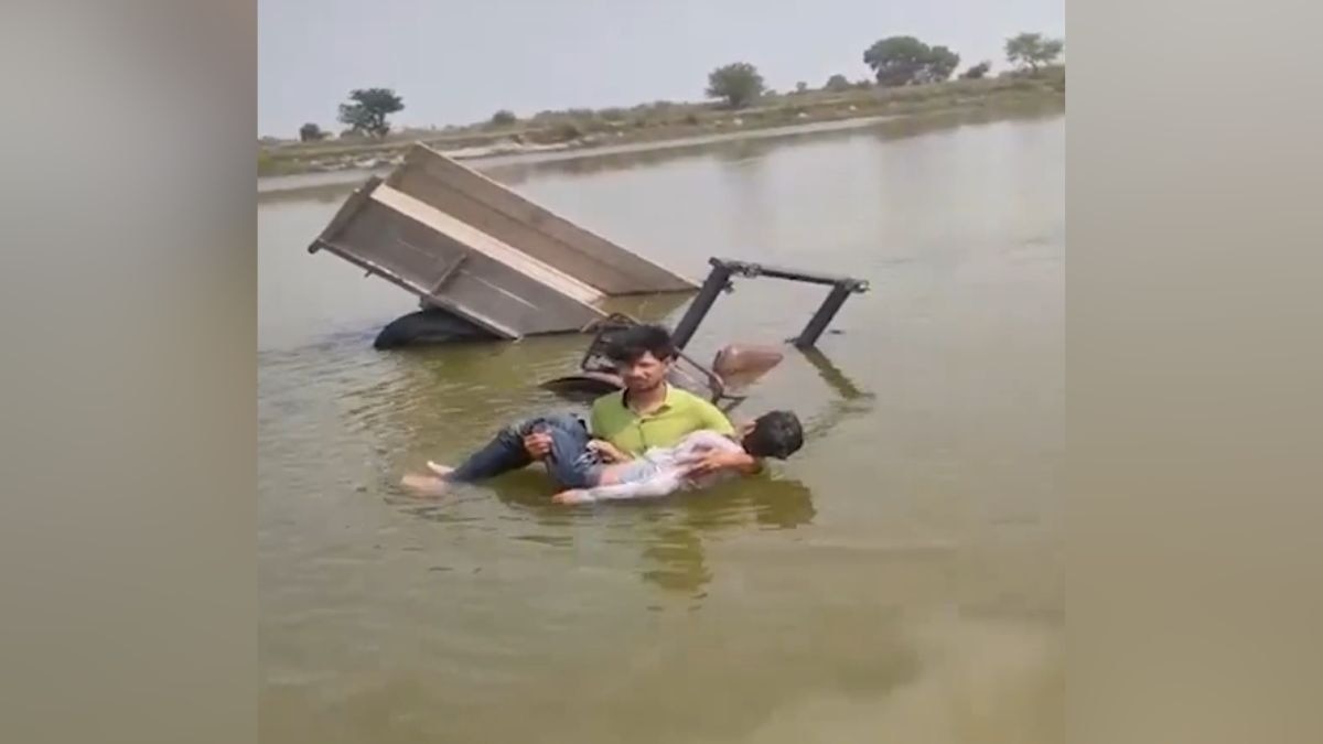 खनन के चलते नदी में बन गए हैं कई खतरनाक कुंड. (Photo: Screengrab)