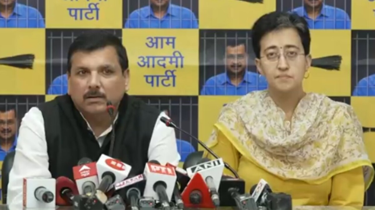 sanjay singh and atishi on Kejriwal