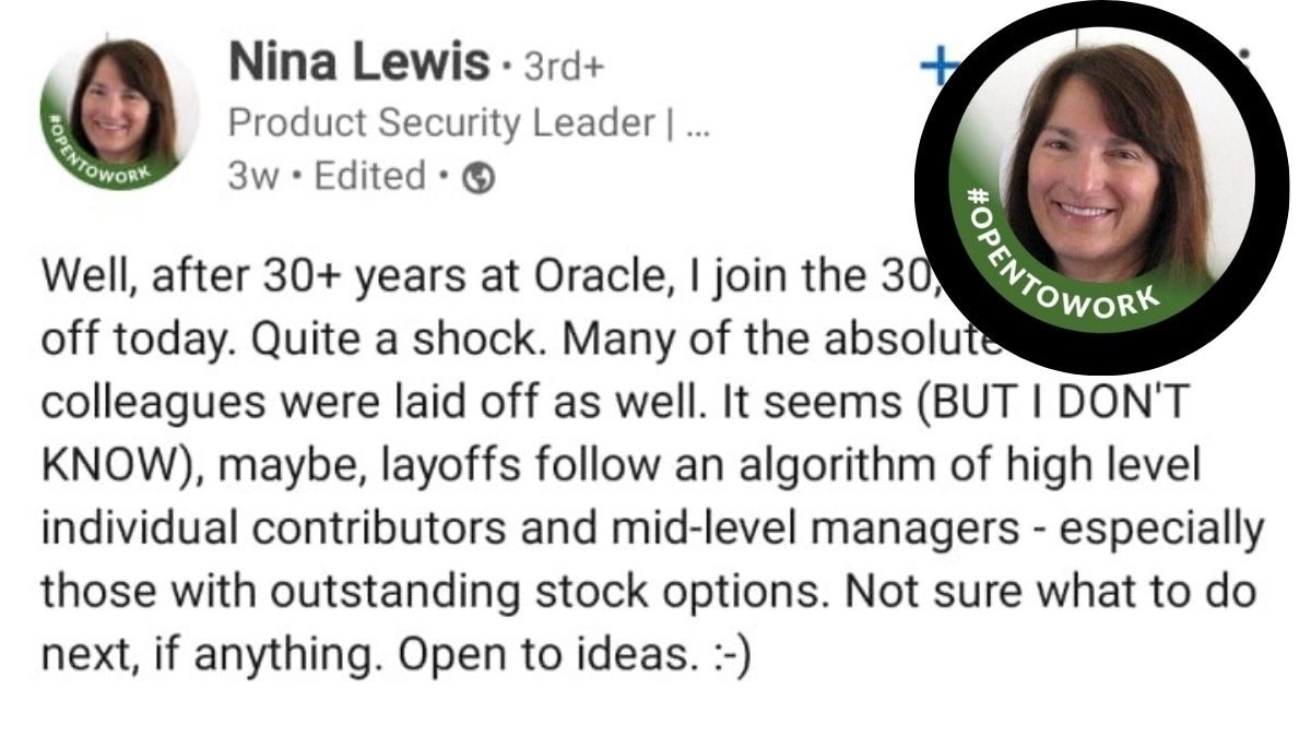 ओरेकल ने 30 साल से काम कर रहे कर्मचारियों को भी निकाल दिया...