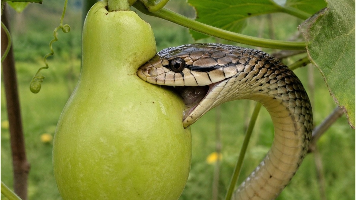 अगर कोई सांप फल-सब्जी को काट ले तो क्या वह जहरीला हो जाएंगे?