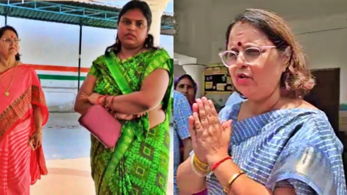 Principal of Sunbeam School apologized with folded hands. (Photo: Screengrab)