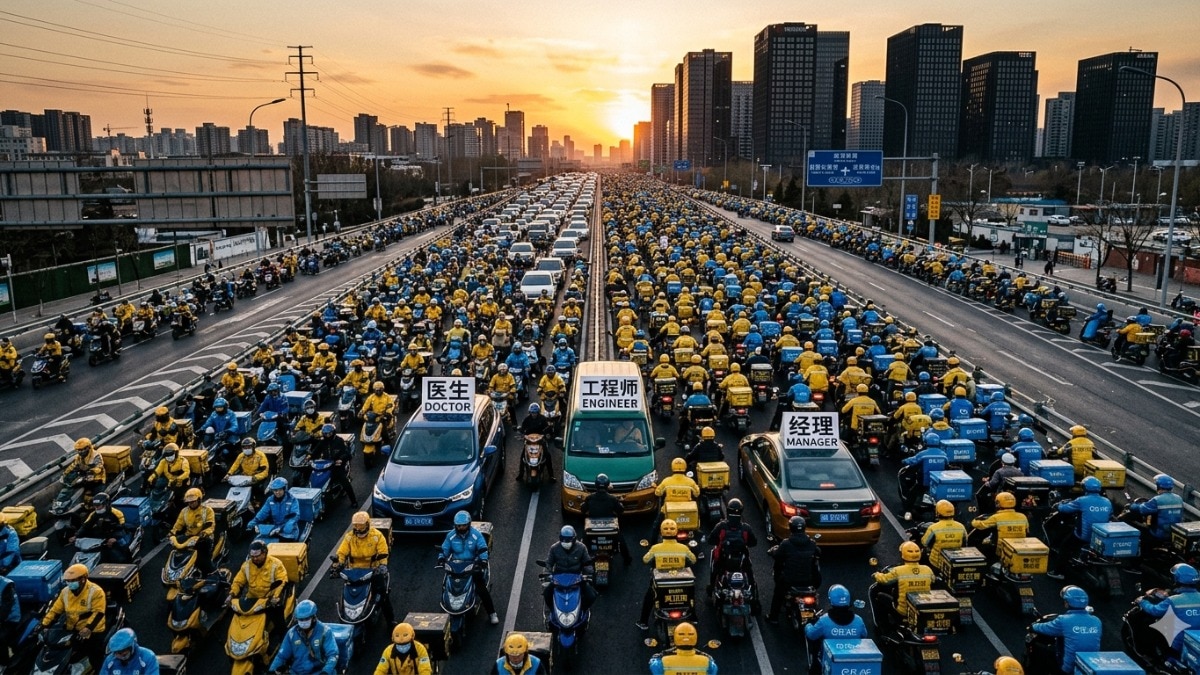 Growing gig Economy in China (Rep Photo by AI)