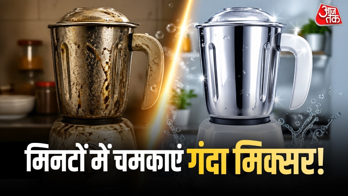 नींबू के छिलकों की मदद से आप मिक्सर ग्राइंडर साफ कर सकते हैं. (Photo: ITG)