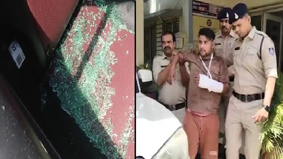 कार का शीशा तोड़कर चुराए 1लाख और पिस्टल (Photo: itg)