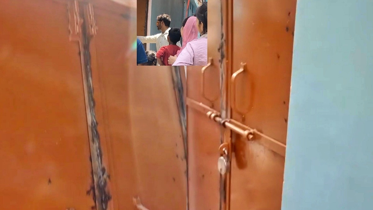 Gate Jammed with Welding Machine; Lock Also Applied (Photo: ITG)