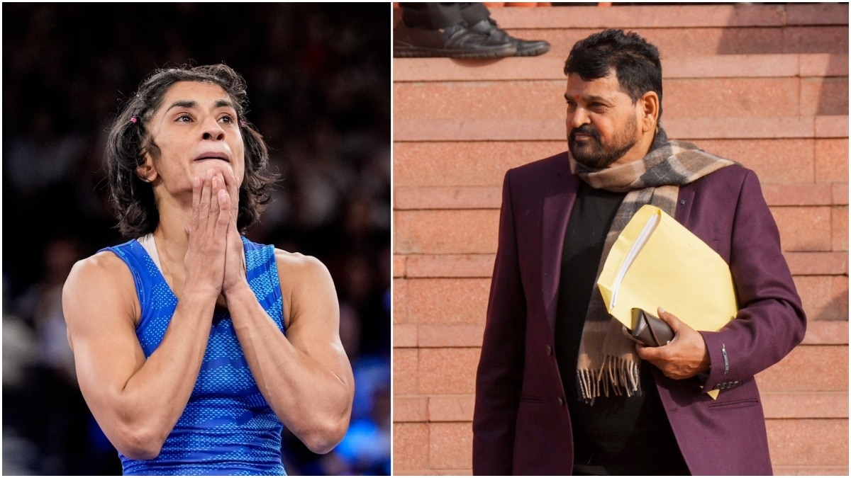 Vinesh Phogat and Brij Bhushan Sharan Singh