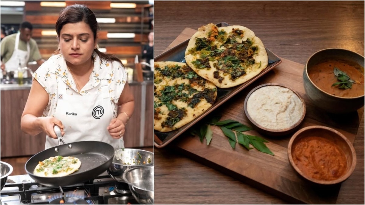 Kanika Gadyok prepared uttapam on MasterChef Australia.