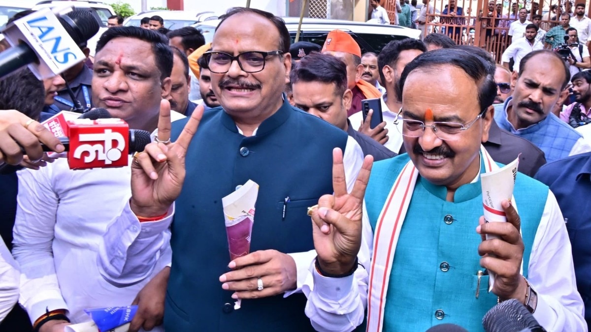 Brajesh Pathak and Keshav Prasad Maurya (Photo: X)