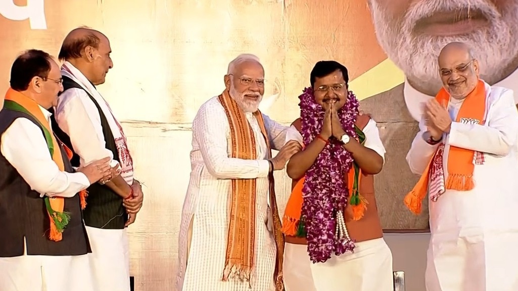 नितिन नवीन की अगुवाई में बीजेपी ने तीन राज्यों में जीत दर्ज की. (Photo- ITG)