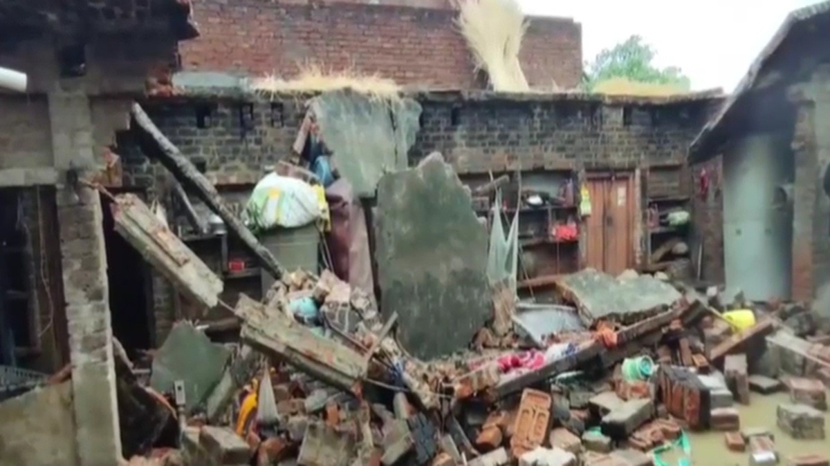 house collapsed
