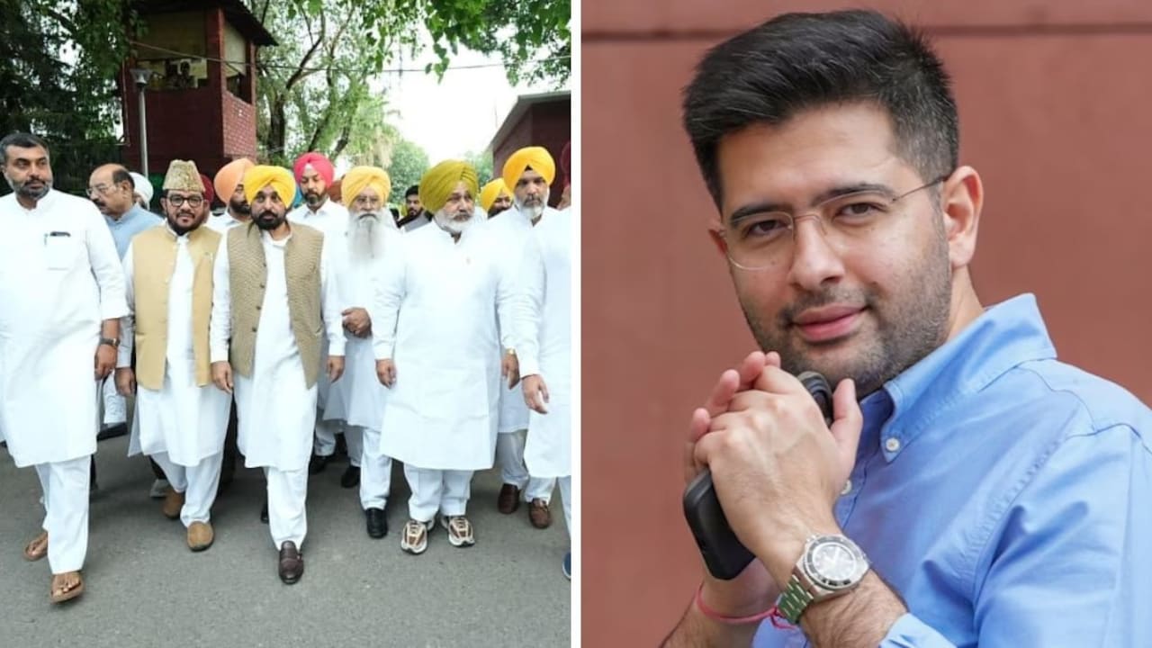 भगवंत मान और राघव चड्ढा