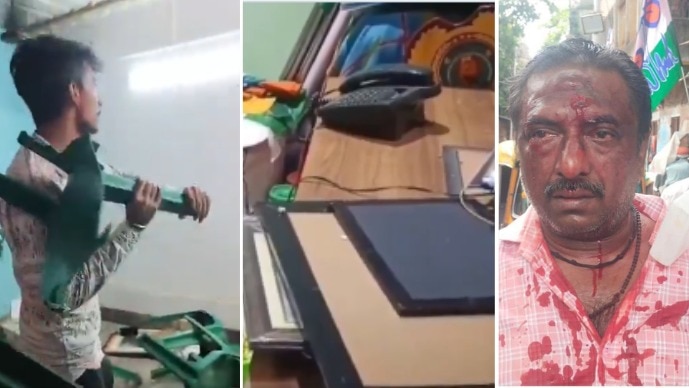 TMC दफ्तर में तोड़फोड़-आगजनी... बंगाल में चुनाव नतीजों के बाद हिंसा