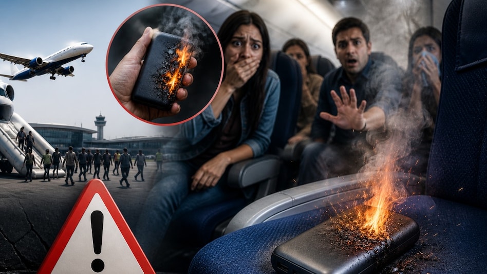 IndiGo फ्लाइट में पावर बैंक ब्लास्ट! मची अफरा-तफरी, क्या आप भी कर रहे हैं ये गलती? - power bank blast indigo flight chandigarh safety tips how to prevent fire ttecm - AajTak