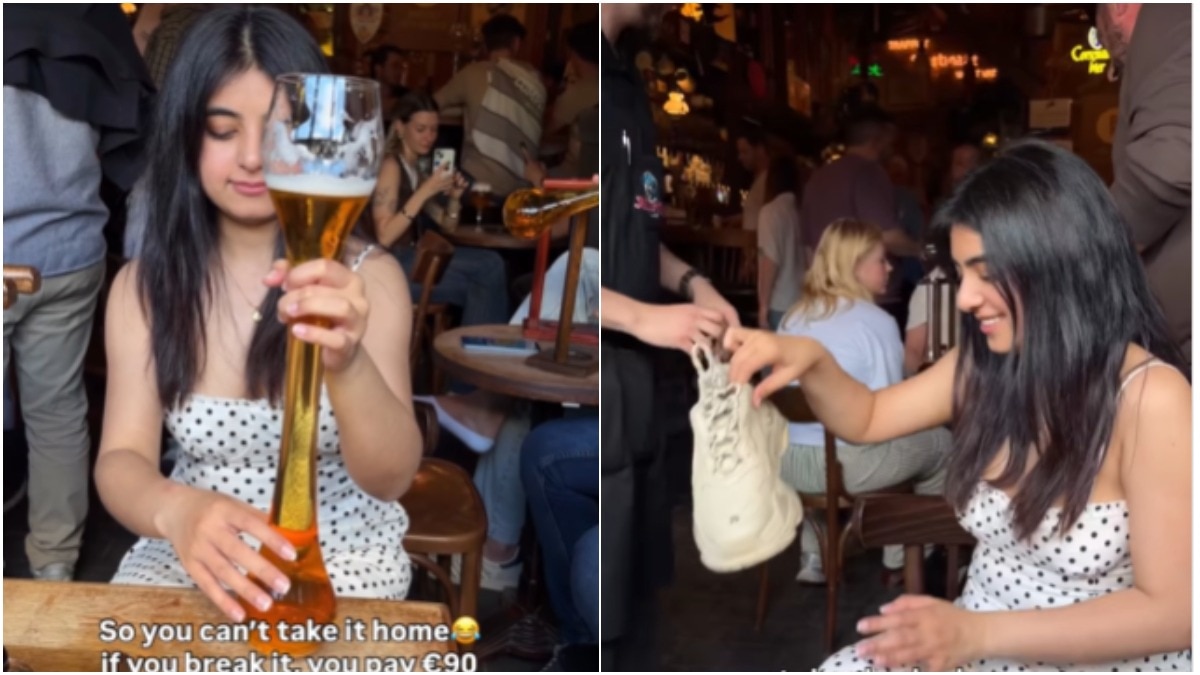Belgium beer challenge viral video