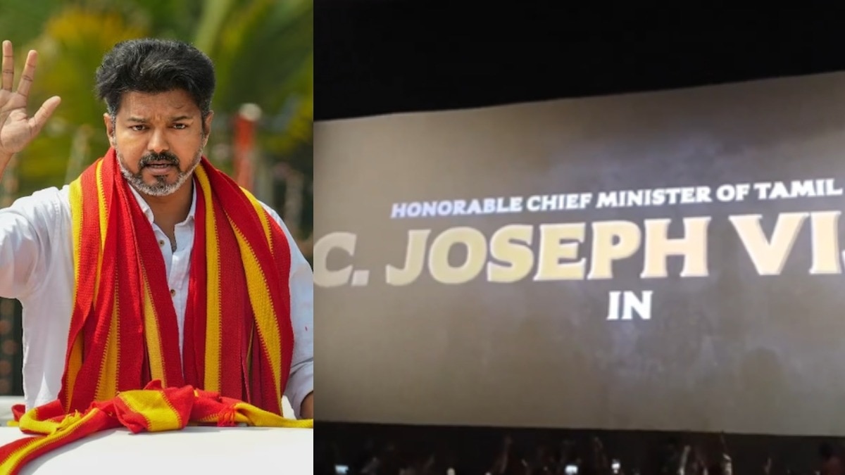 Thalapathy vijay as cm introduced in jan nayagan clip