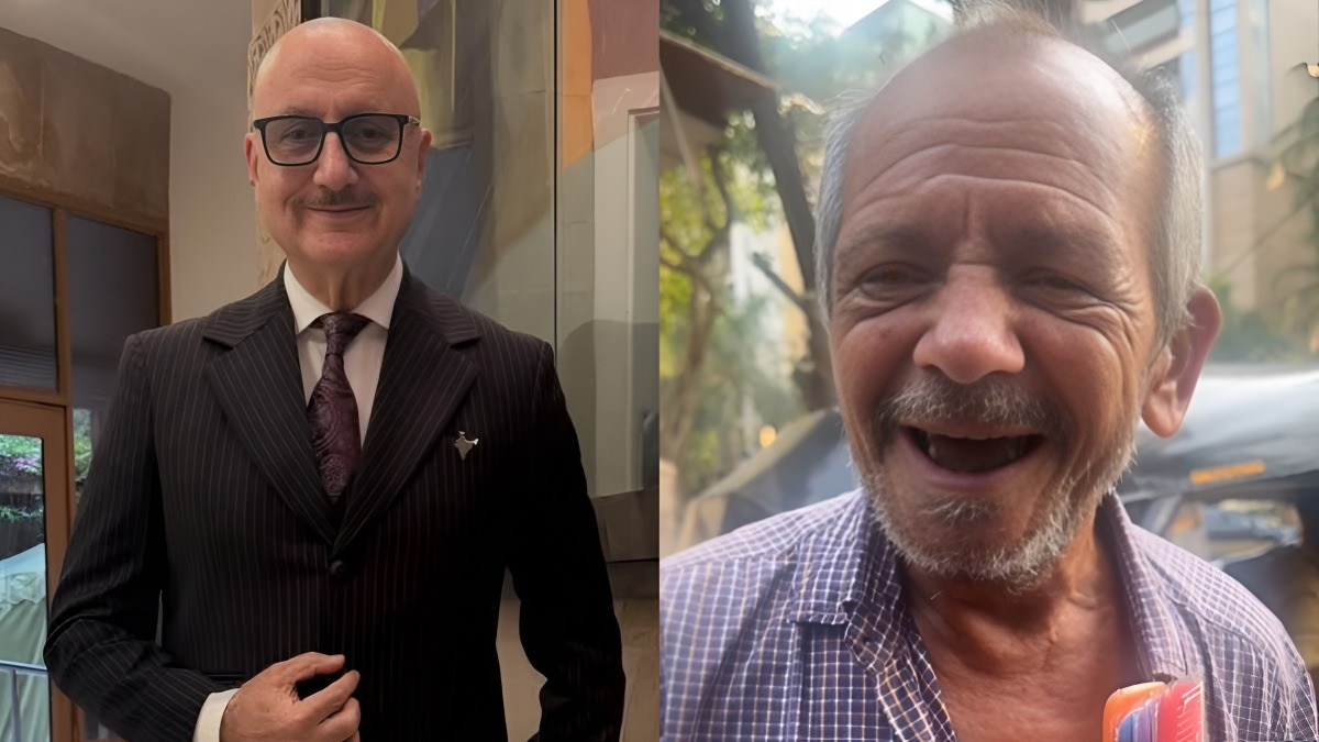 Anupam Kher kind gesture roadside combman gives 500 rupees fans impressed