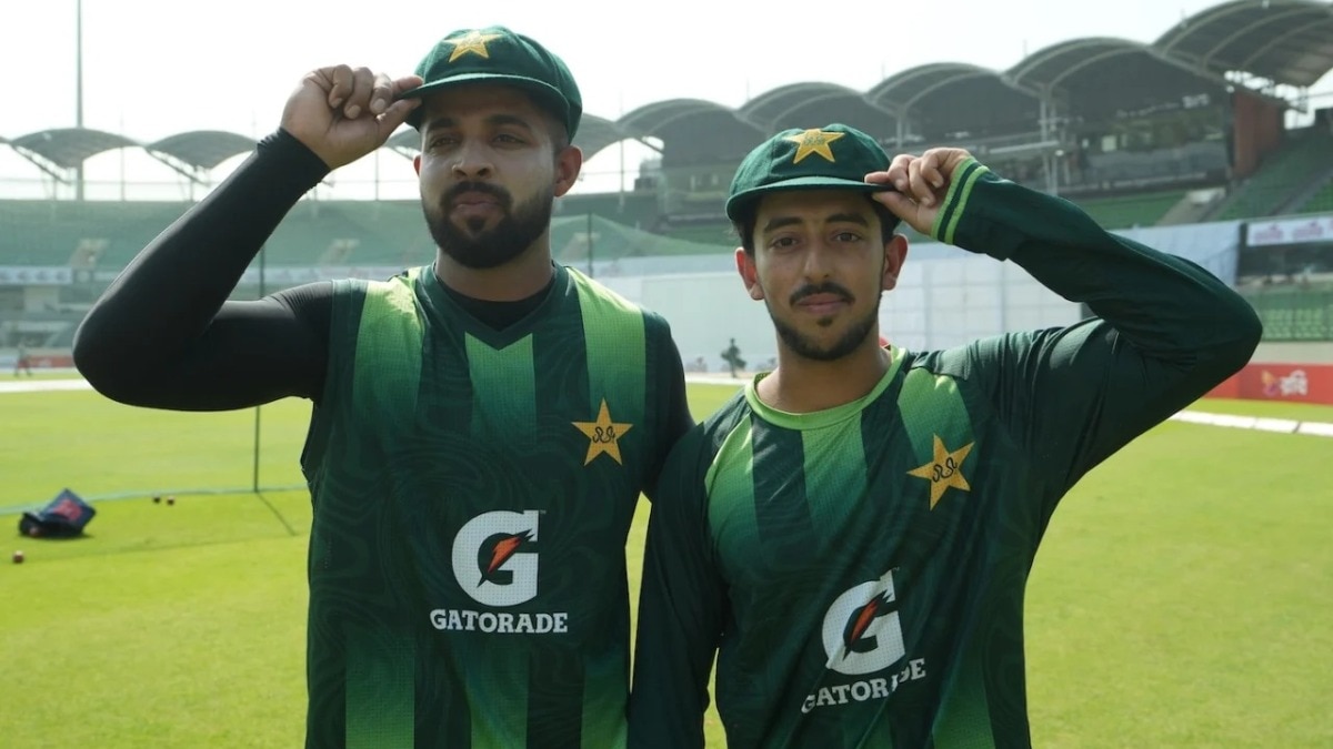Abdullah Fazal (L) and Azan Awais
